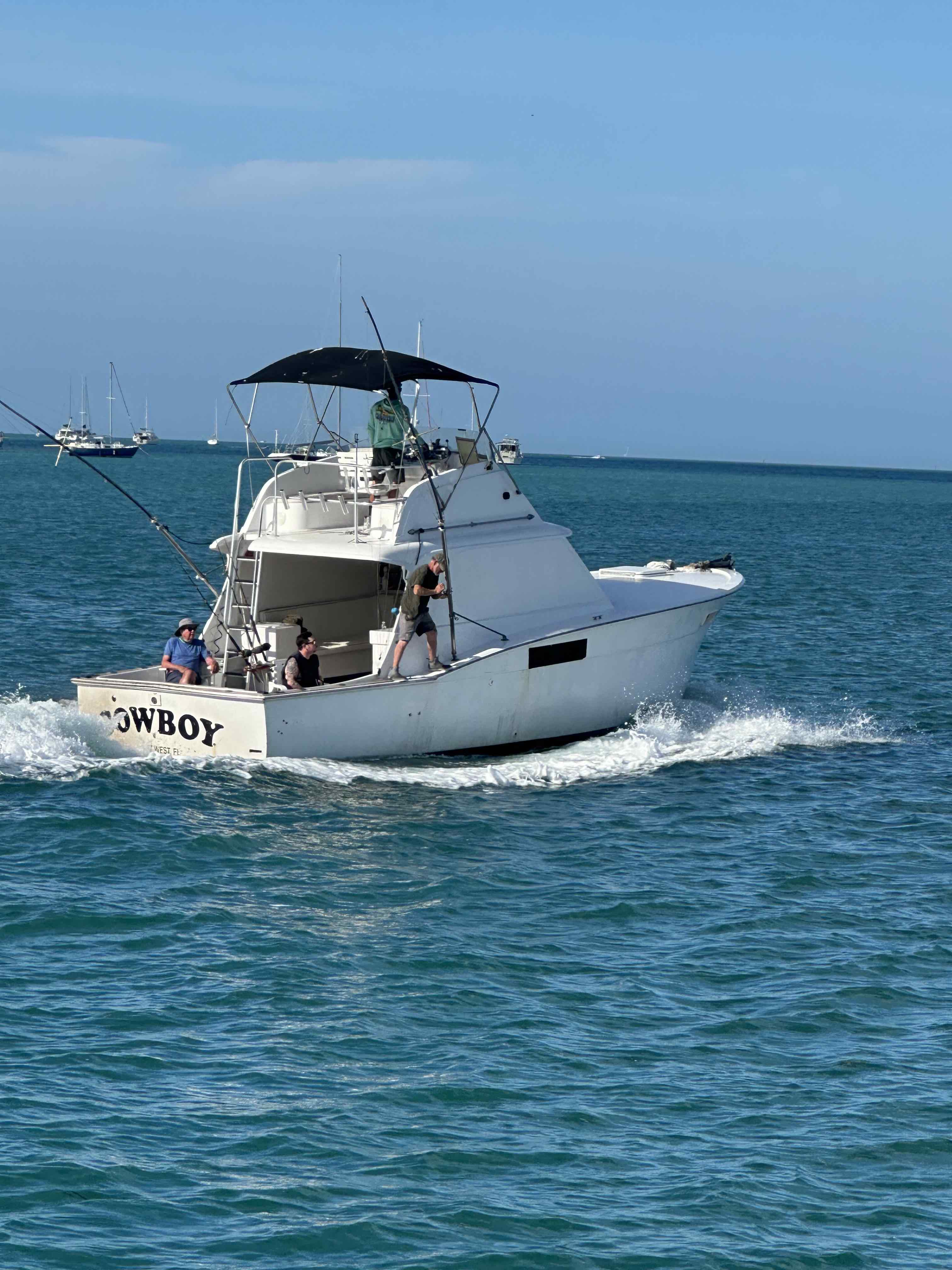 Cowboy charter boat in Key West