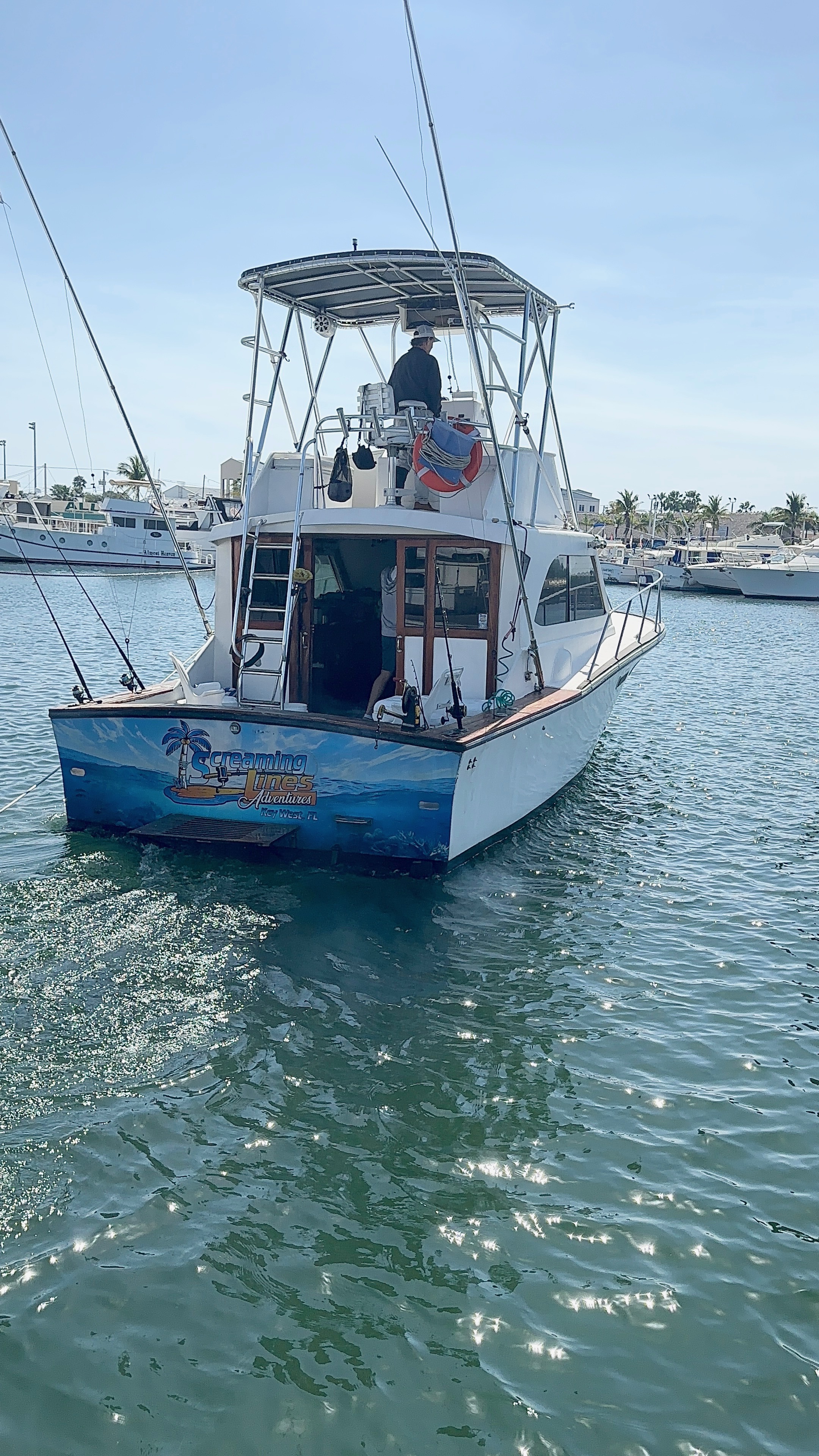 Screaming Lines charter boat in Key West